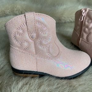 Cat & Jack shimmer western boots